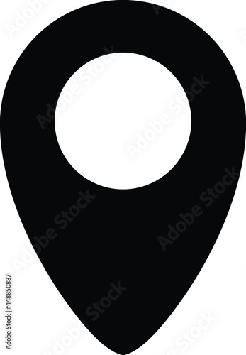 Location map pin vector icon set. black  GPS marker symbols. Plan place pointer signs. Location tag concept