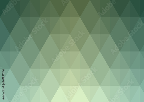 Abstract color Low-Polygones Generative Art background illustration