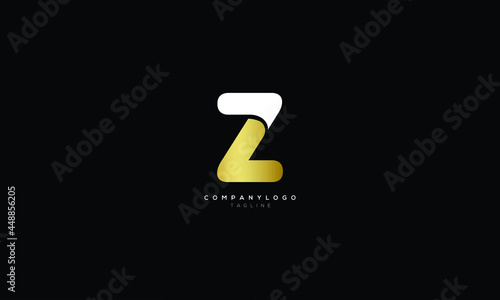 LZ ZL L AND Z Abstract initial monogram letter alphabet logo design