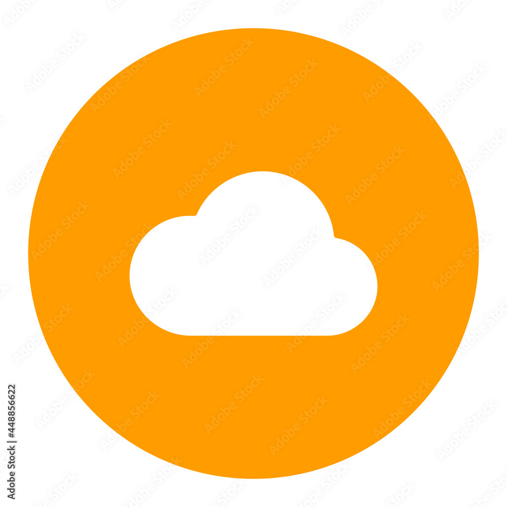 Cloud vector isolated glyph icon. Weather sign Cloud vector isolated glyph icon. Weather sign