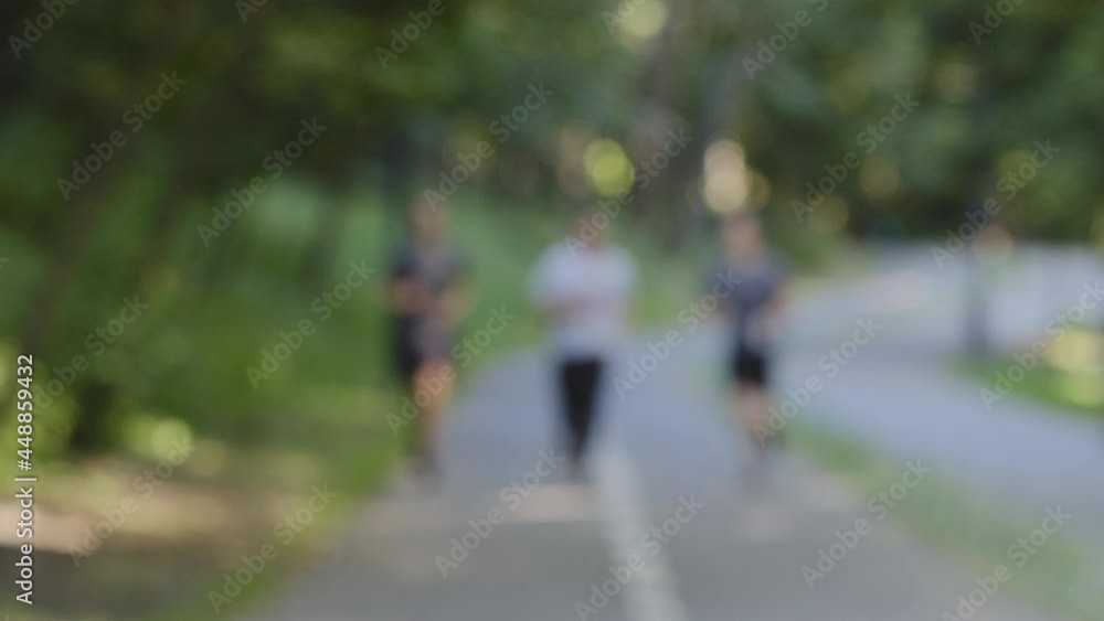 Portrait tired female face caucasian middle-aged mature 40s woman runner outdoors suffering from exhaustion makes stop breathing feels pain injury feeling unwell during hard training continues running Portrait tired female face caucasian middle-aged mature 40s woman runner outdoors suffering from exhaustion makes stop breathing feels pain injury feeling unwell during hard training continues running