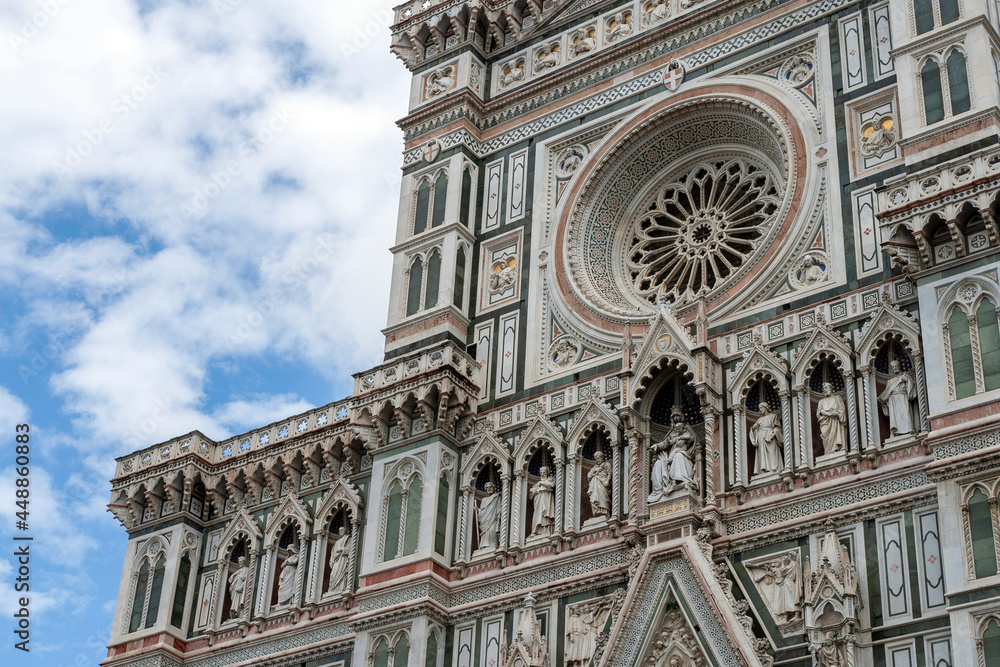 Florence Cathedral on a cloudy summer day