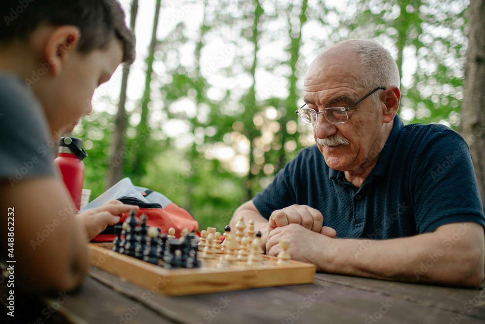 Playing chess Playing chess