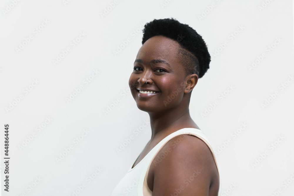 Portrait of Beautiful Black Woman Portrait of Beautiful Black Woman
