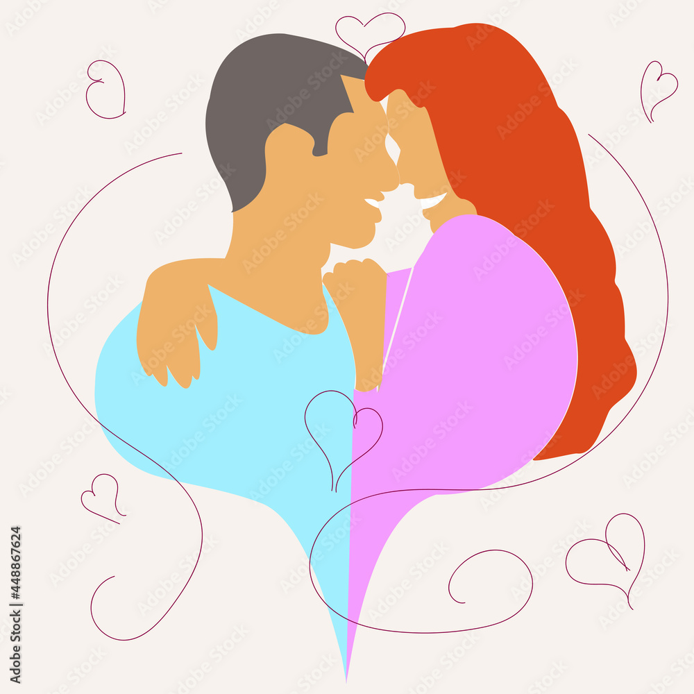 man and woman man and woman