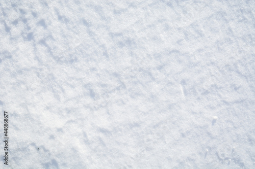 Real snowy surface background. Winter clean snow backdrop