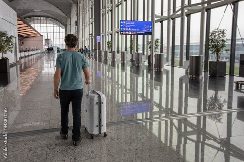 passenger in airport photo