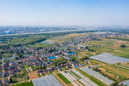 fields and farmland in  rural photo
