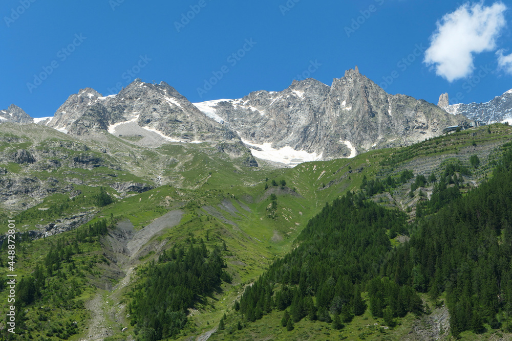 Obraz premium Mountain landscape in summer.
