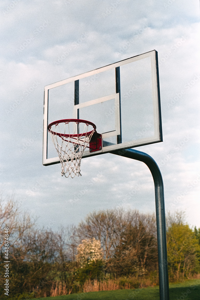 Rural glass basketball backboard Rural glass basketball backboard