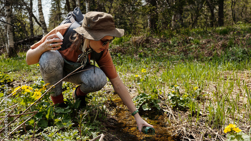Filling Bottle With Water