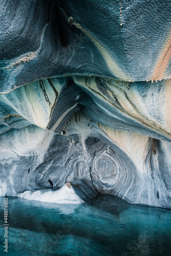 Marble Caves in Chile photo