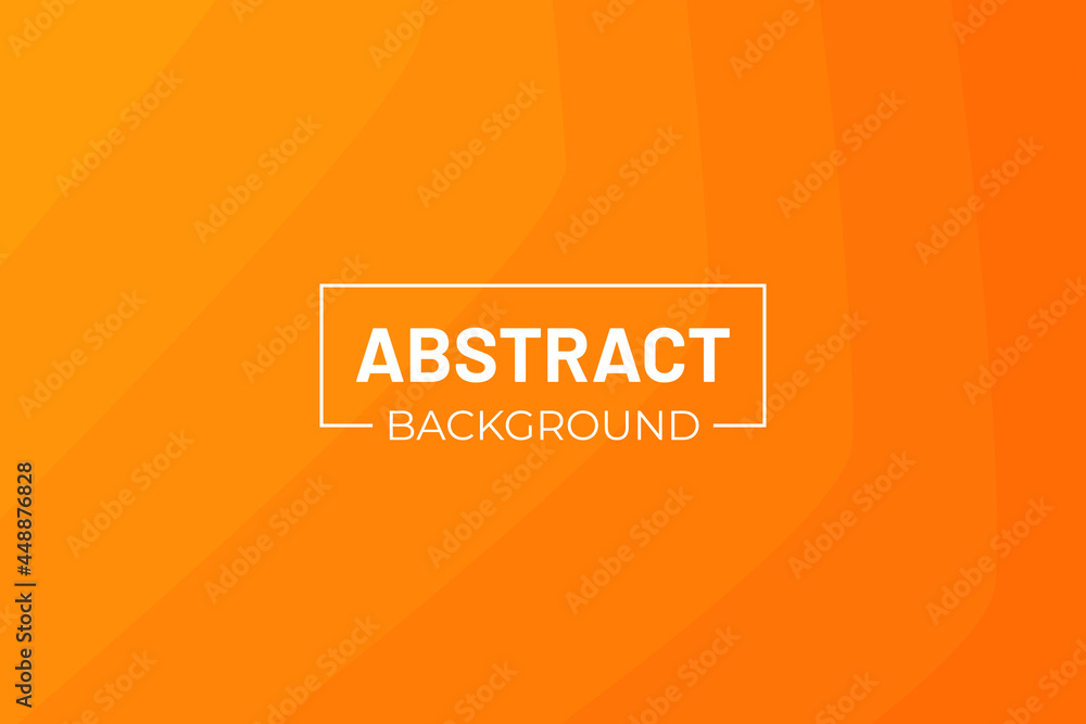 Obraz premium Orange waves background vector. Fluid gradient shapes composition. Futuristic design posters, presentation vector illustration