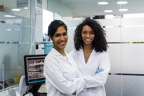Female dentists at work