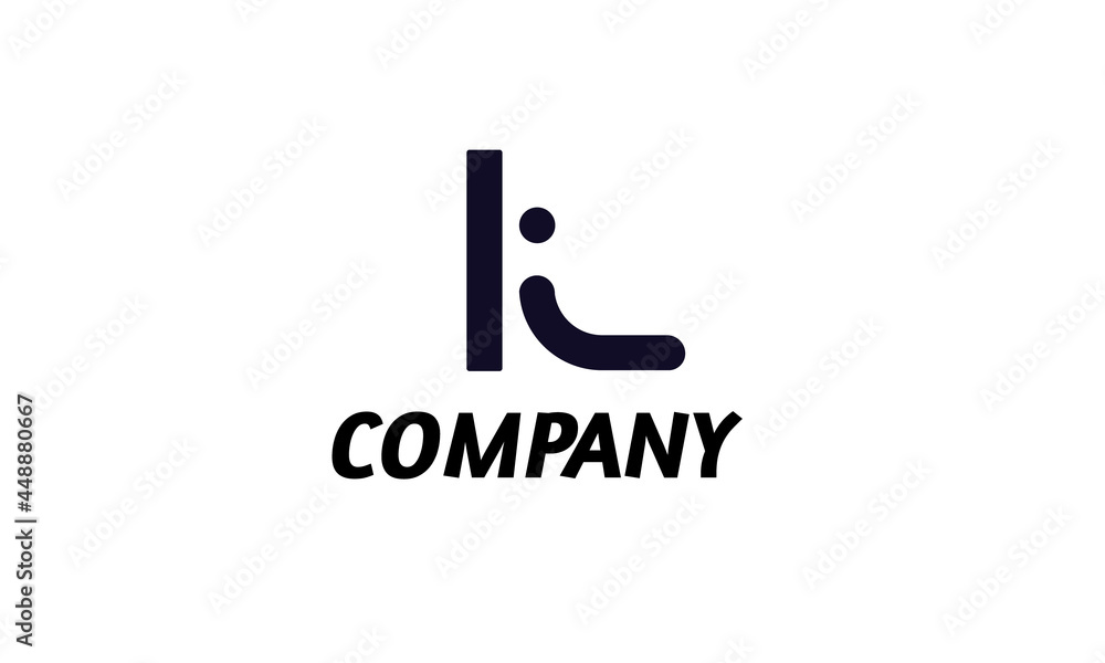 The modern logo is a combination of the letter K, with a person leaning against a fence or wall. The modern logo is a combination of the letter K, with a person leaning against a fence or wall.