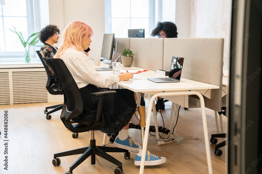People Working At Modern Office People Working At Modern Office