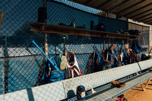 Baseball tournament still life portraits.  photo