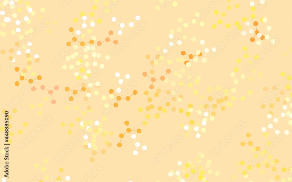 Light Orange vector texture with artificial intelligence concept. Light Orange vector texture with artificial intelligence concept.