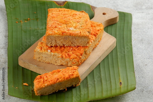 Oncom is a traditional food originating from Indonesia, oncom is a nutritious food.made from soybeans that have been extracted for protein in the manufacture of tofu.