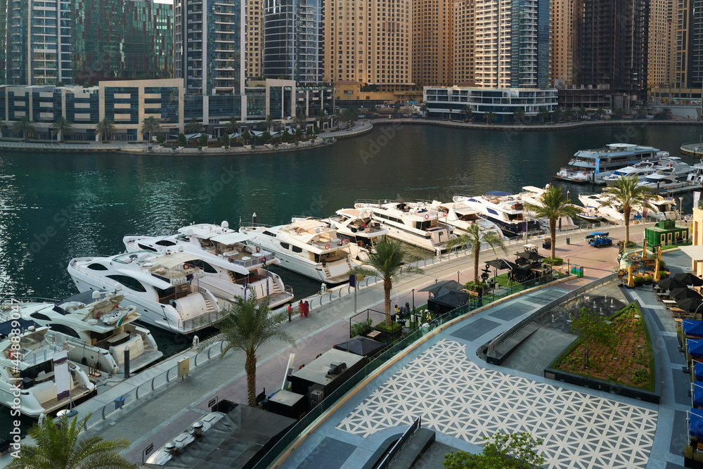 Dubai Marina Stock Photo Adobe Stock