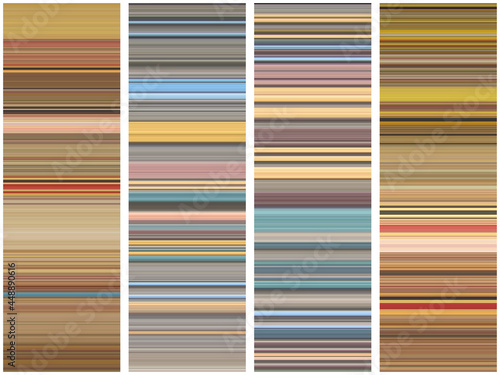 Spectrum gradient vector in soft pastel, yellow, blue, pink, red, purplish gray colors. RGB - CMYK offset, trend color list palette. Created using AI CS6.