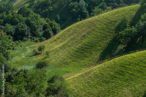 green hill zagajicka brda serbia landscape