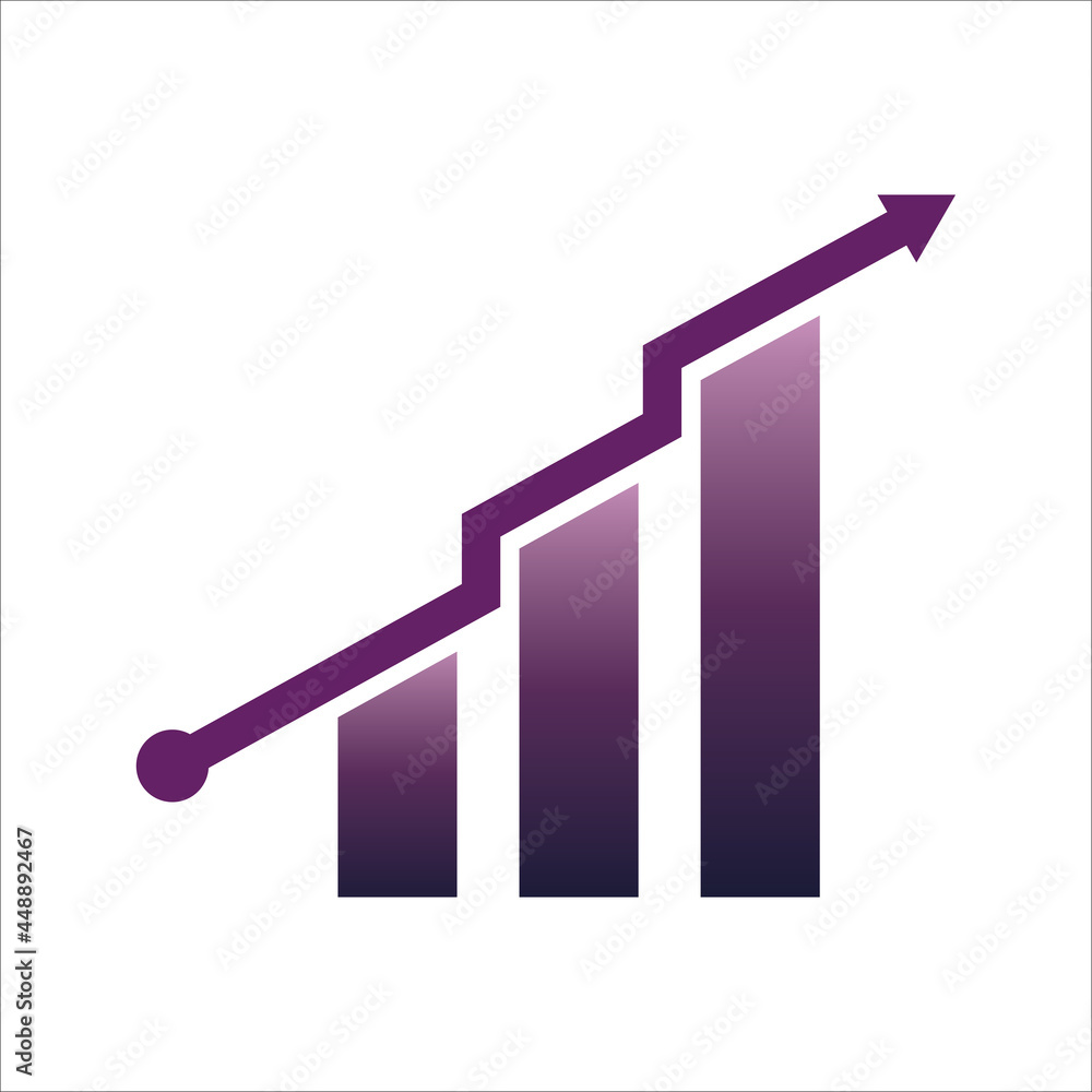 Statistic Financial And Accounting Logo Design Template Statistic Financial And Accounting Logo Design Template