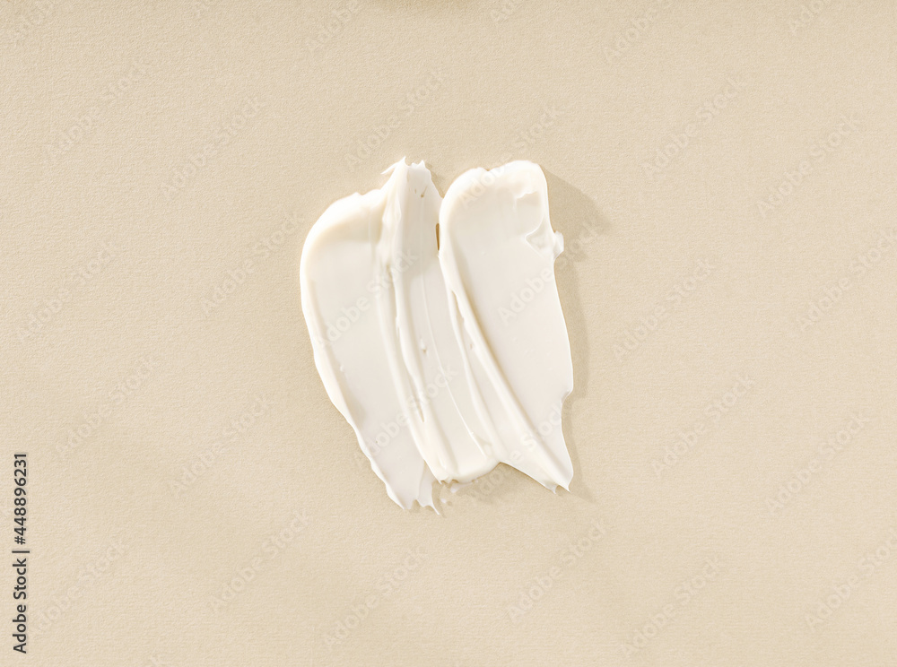 © ohlamour studio/Stocksy - White lotion swatches © ohlamour studio/Stocksy - White lotion swatches