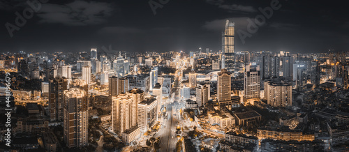 artial view of kunming skyline