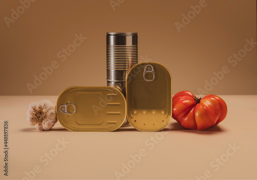Food cans photo