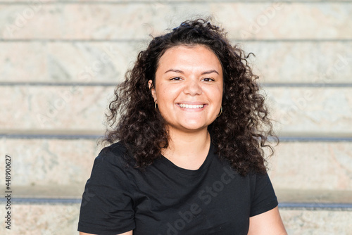 portrait of aboriginal woman photo