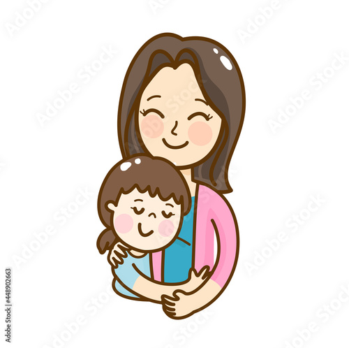 Cartoon for mother   s day vector.