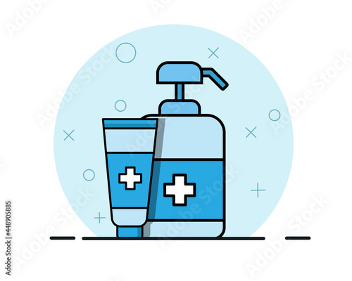COVID-19 Crisis : Hand sanitizing gel for hyginic purpose