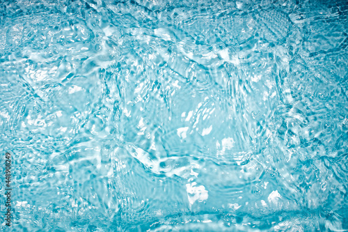 Fresh summer cool transparent ice
