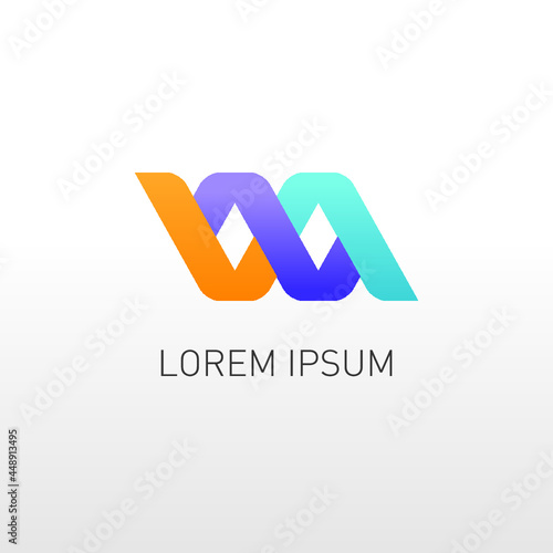 Free Download corporate wave logo design - GFXLoad