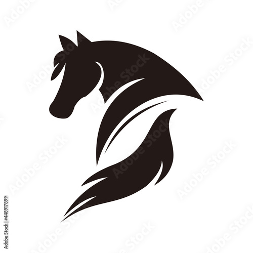 horse icon vector illustration sign