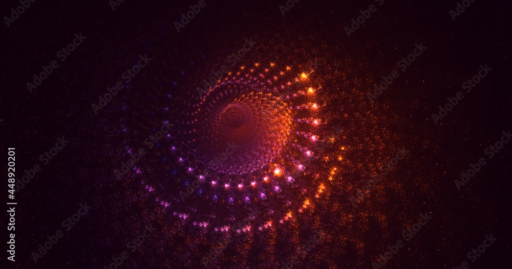 3D rendering abstract round light background 3D rendering abstract round light background