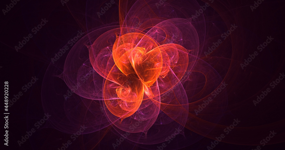 3D rendering abstract colorful fractal light background 3D rendering abstract colorful fractal light background