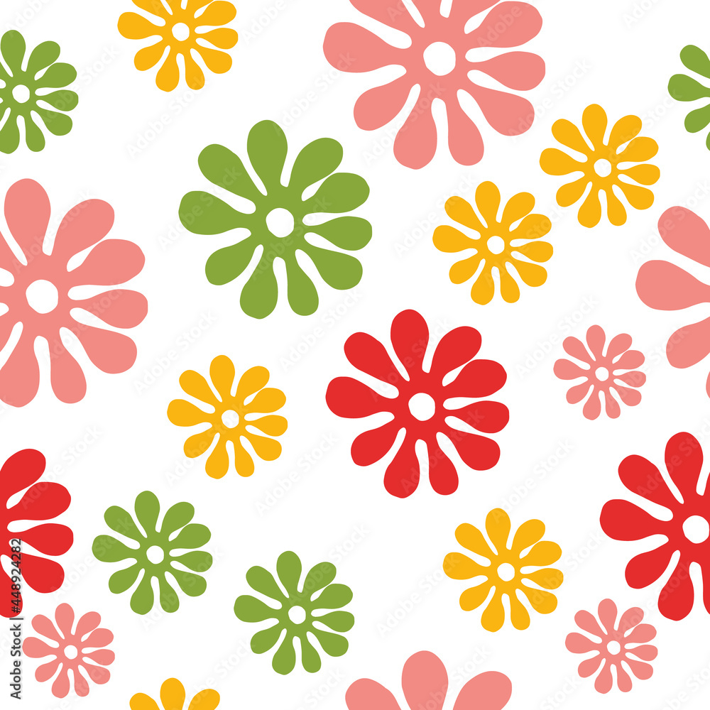 Vector seamless pattern with hand drawing wild plants, herbs and flowers, colorful doodle illustrations, floral elements, hand drawn repeatable background. Vector seamless pattern with hand drawing wild plants, herbs and flowers, colorful doodle illustrations, floral elements, hand drawn repeatable background.