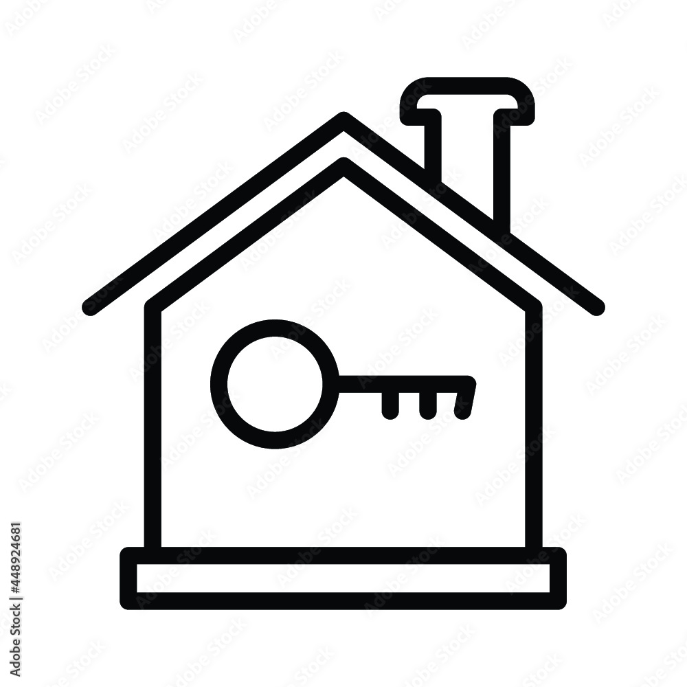 Home key security icon Home key security icon