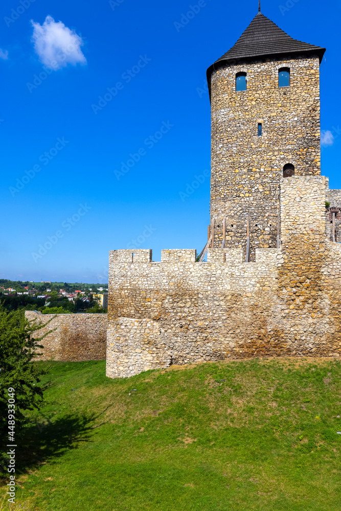 Medieval gothic castle, Bedzin Castle, Upper Silesia, Bedzin, Poland. Medieval gothic castle, Bedzin Castle, Upper Silesia, Bedzin, Poland.