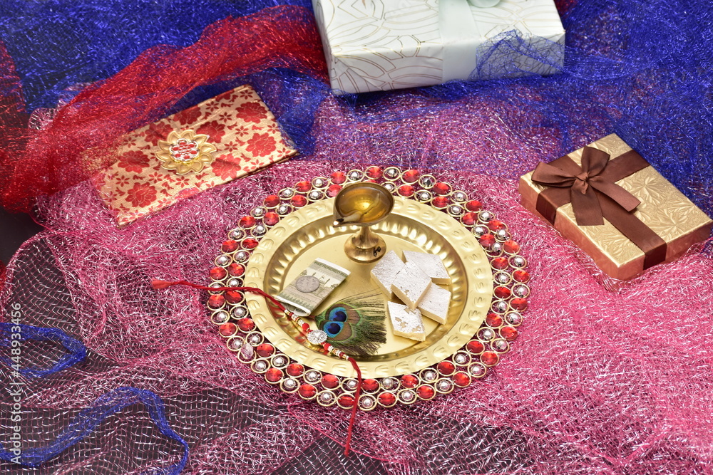 raksha bandhan pooja thali with rakhi and gifts, raksha bandhan festival raksha bandhan pooja thali with rakhi and gifts, raksha bandhan festival