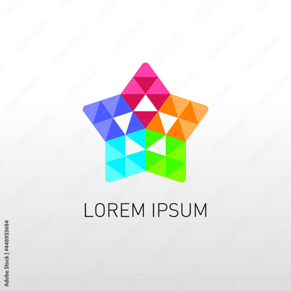 corporate star logo design corporate star logo design