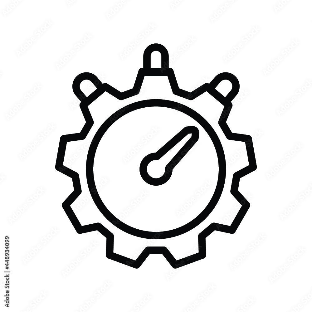 Fototapeta premium Performance, speedometer icon