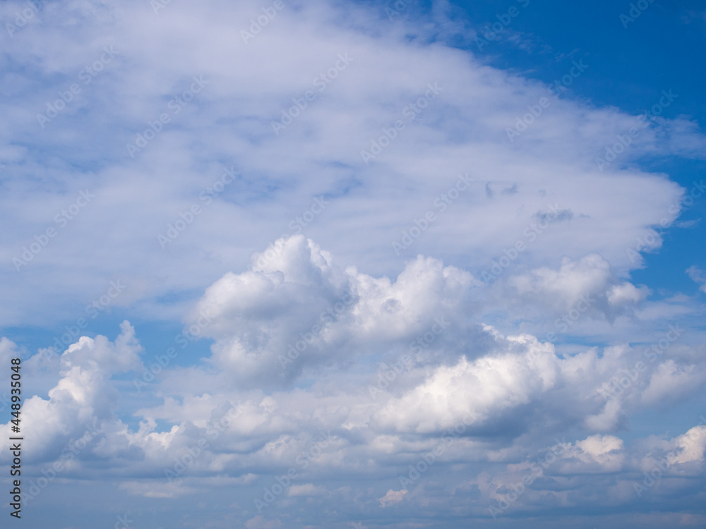 sky background with white clouds