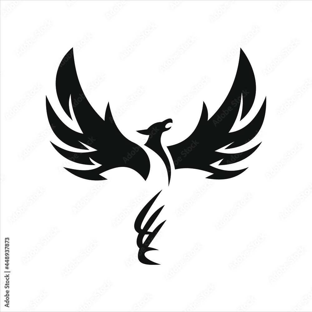 phoenix bird black logo phoenix bird black logo