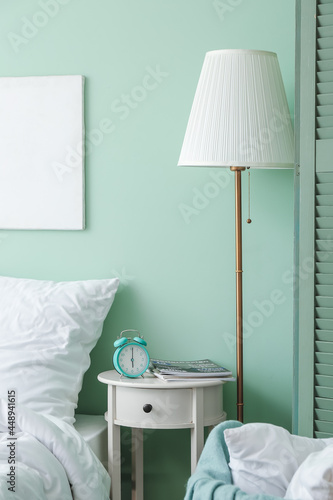 Stylish alarm clock with ma...