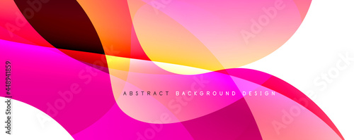 Trendy simple fluid color gradient abstract background with dynamic wave line effect. Vector Illustration For Wallpaper, Banner, Background, Card, Book Illustration, landing page