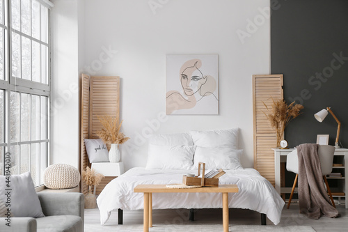 Interior of stylish room wi...