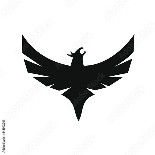phoenix bird black logo 